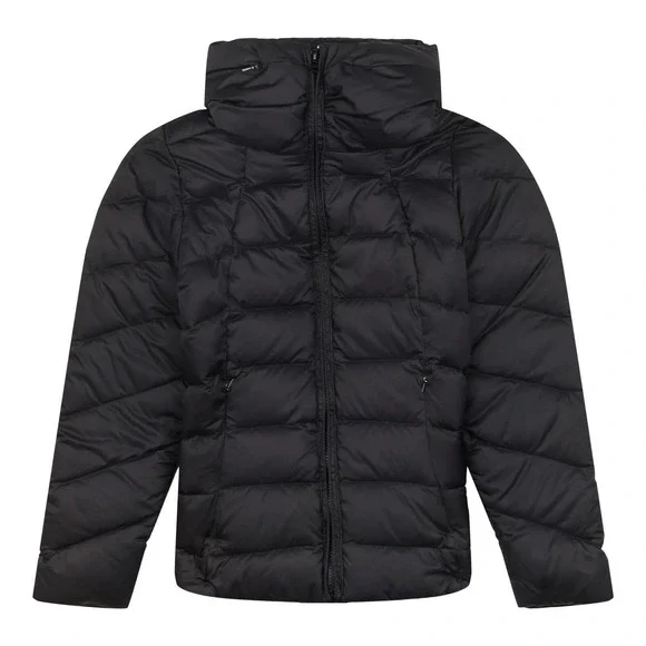 Patagonia Downtown Jacket Hooded Puffer Black Down Coat Womens Size Large H14287 - Picture 15 of 15